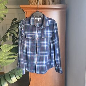 Old Navy Blue Casual Button Down Shirt